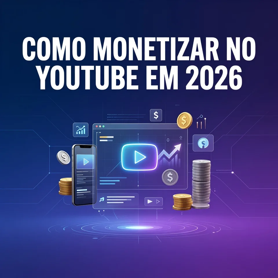 Como monetizar no YouTube em 2026