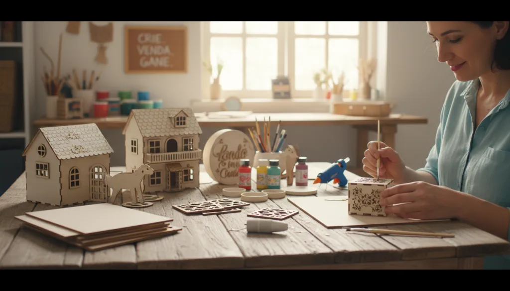 Como Fazer Artesanato em MDF Para Renda Extra