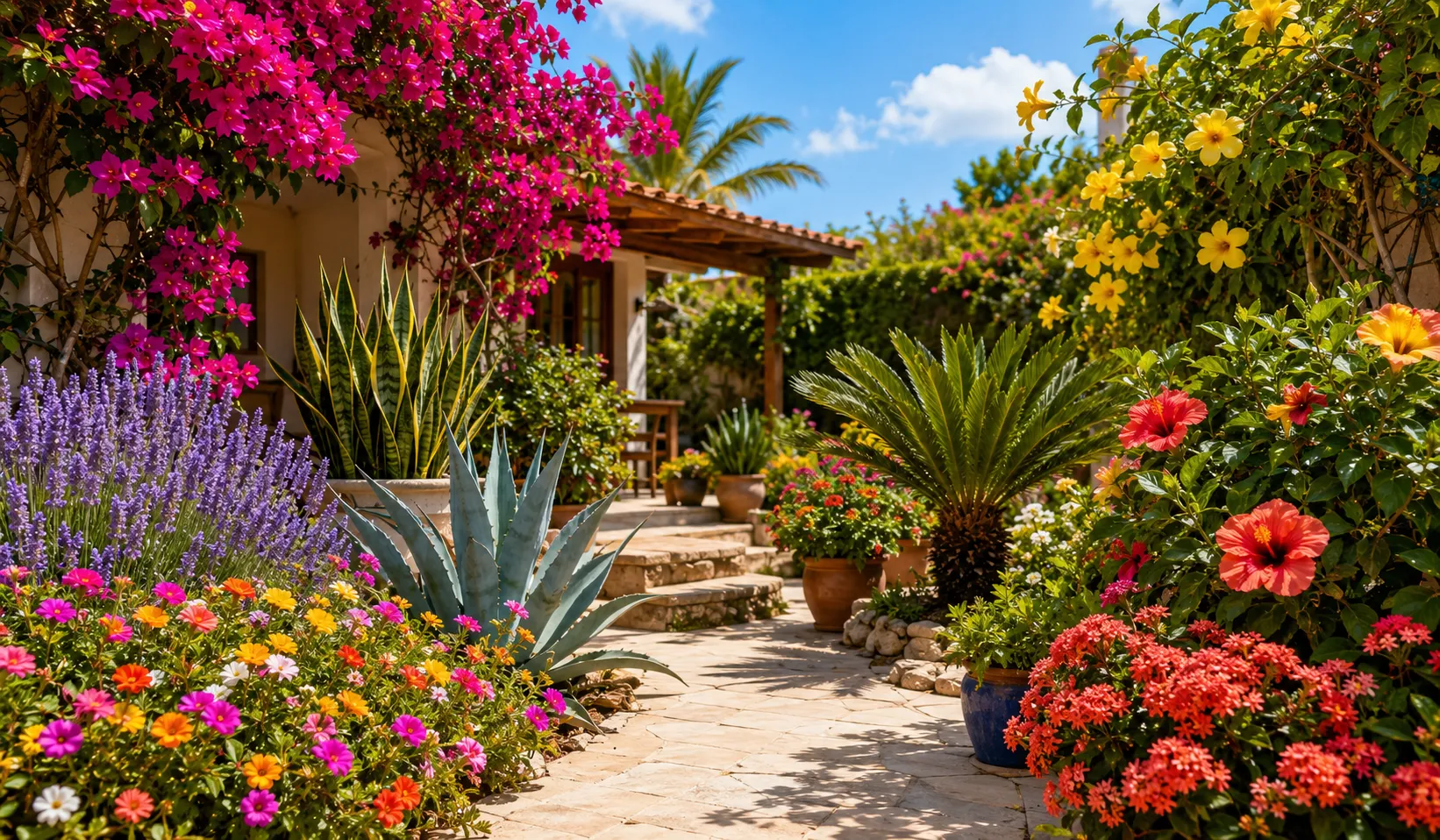 10 Plantas Resistentes ao Sol Forte para Jardins e Quintais