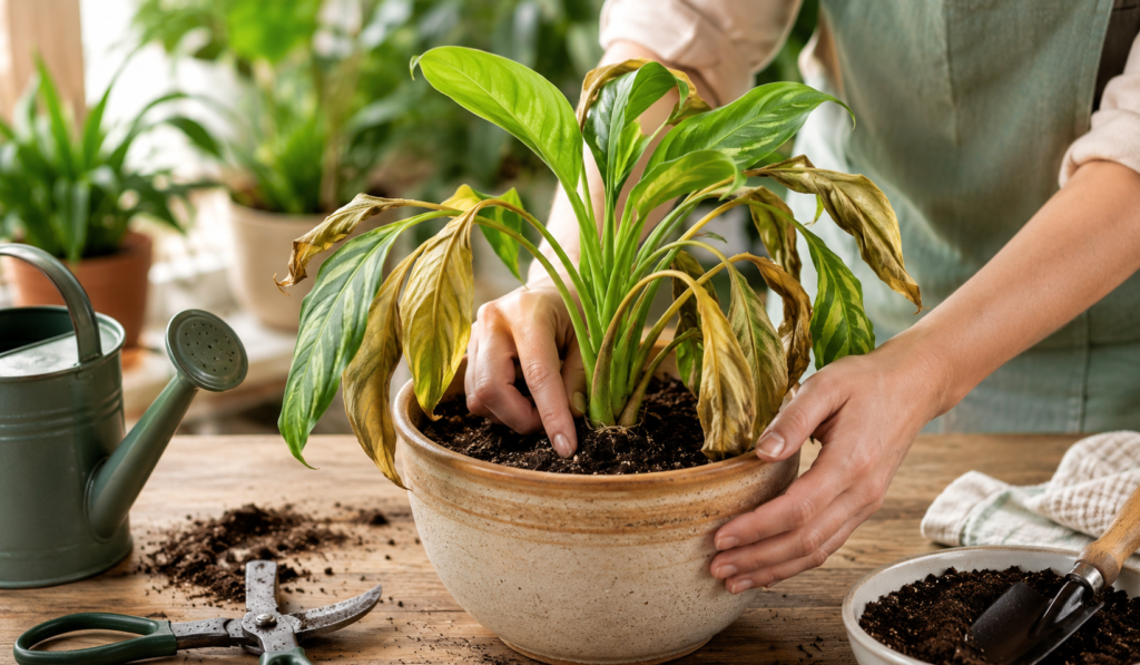 Como Salvar uma Planta que Está Murchando