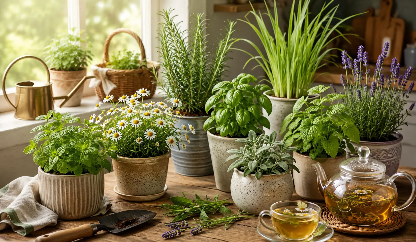 Como Cultivar Ervas para Chás em Casa: Guia Completo