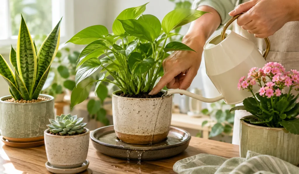 Como Regar as Plantas da Maneira Certa