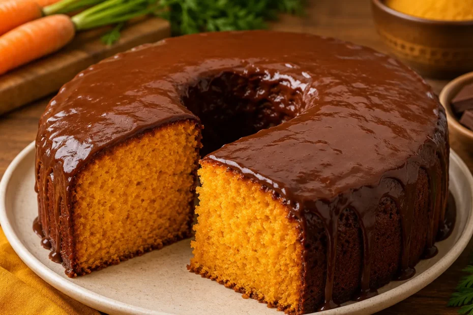 Bolo de Cenoura Fofinho: Receita Simples, Macia e com Cobertura de Chocolate Irresistível