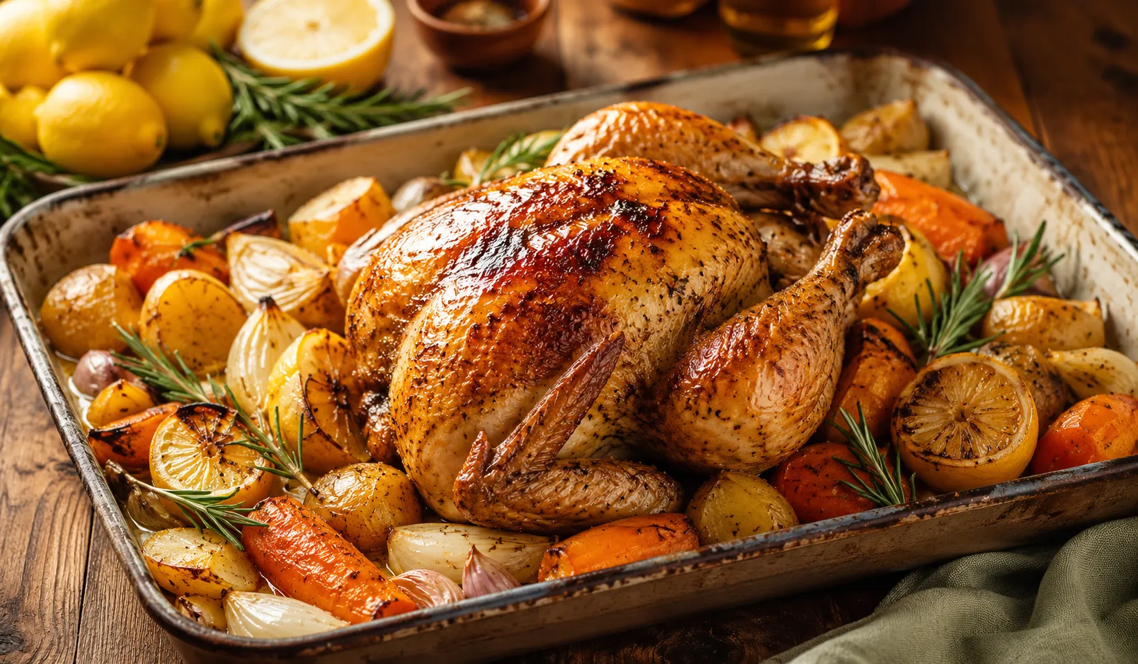 Frango Assado no Forno: Receita Suculenta, Douradinha e Cheia de Sabor