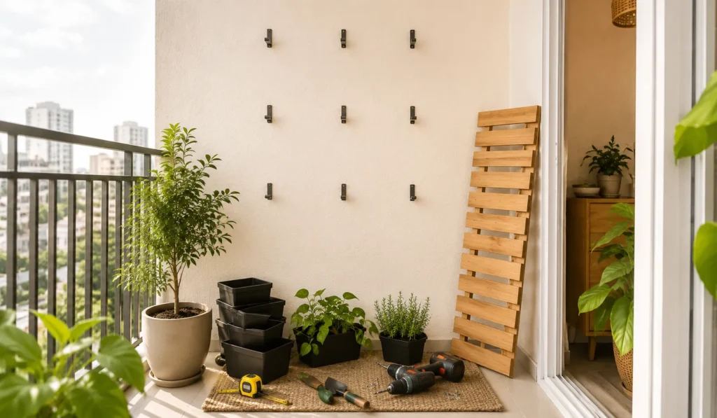 Como planejar um jardim vertical em casa antes da montagem